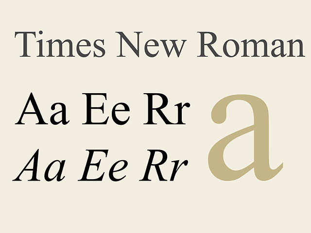Правообладатель заблокировал для россиян шрифты Times New Roman и Arial