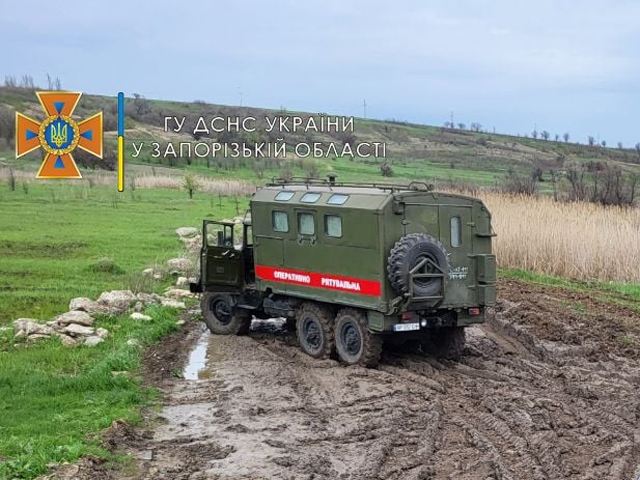 Российские военные обстреляли цели в Запорожской области