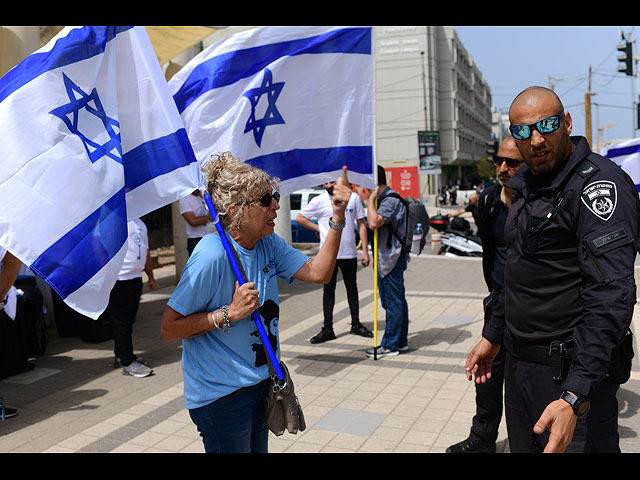 "День Накбы" около Тель-Авивского университета. Фоторепортаж