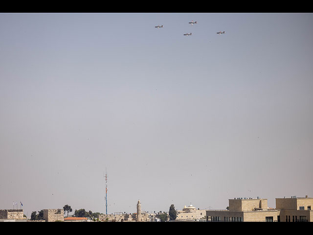 Репетиция воздушного парада к 74-му Дню незавиcимости Израиля. Фоторепортаж