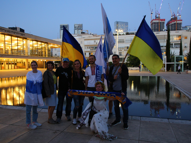 "Марш разрушенных городов Украины" в Тель-Авиве. Фоторепортаж