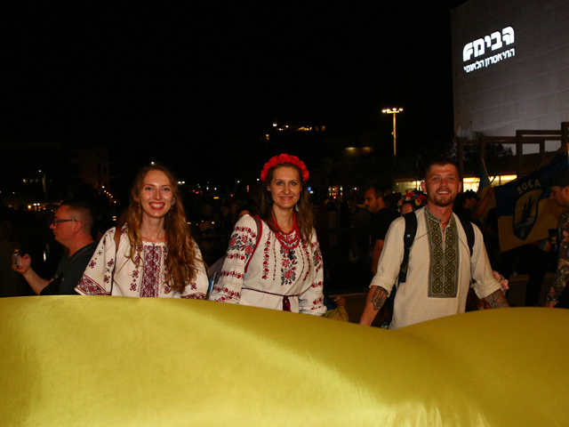 "Марш разрушенных городов Украины" в Тель-Авиве. Фоторепортаж