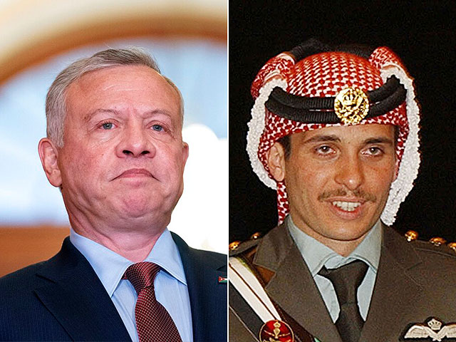 Король Иордании Абдалла Второй и принц Хамза