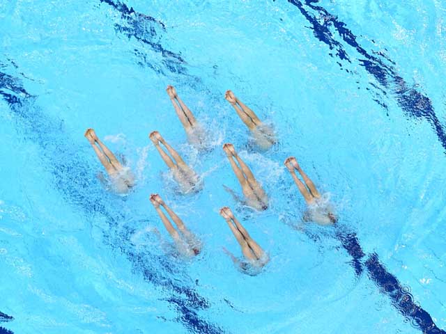 Синхронное плавание. Сборная Израиля завоевала золотую медаль в Афинах
