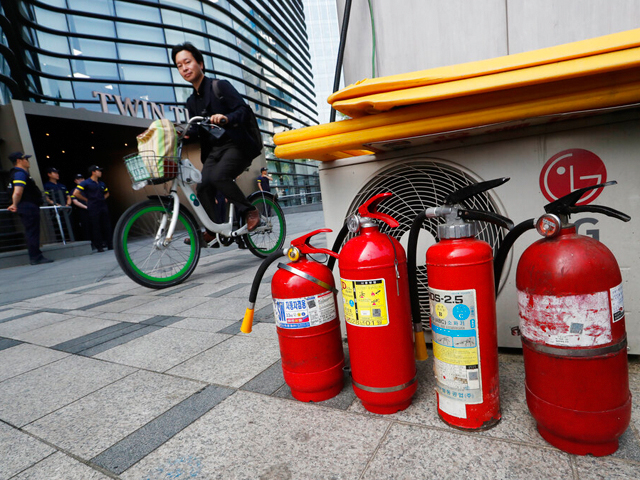 Пожар в офисном здании в Южной Корее: не менее семи погибших, десятки пострадавших