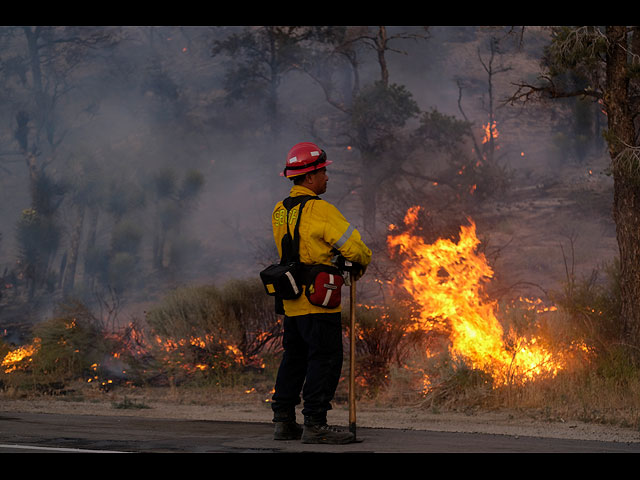 Калифорния в огне: пожар в Райтвуде за сутки увеличился почти в 10 раз. Фоторепортаж