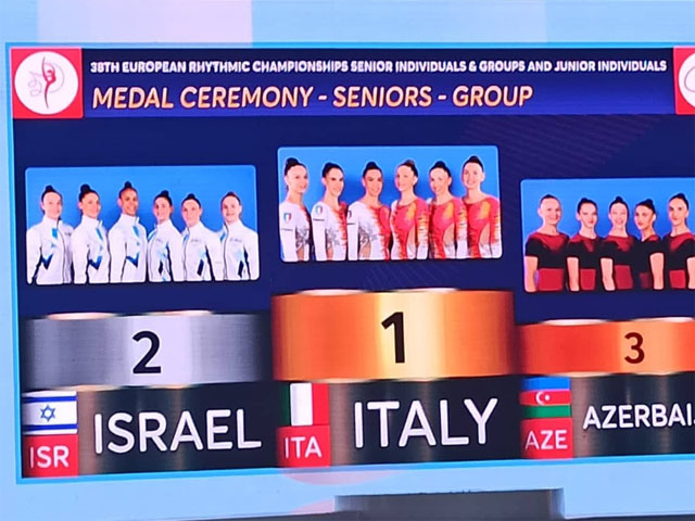 Чемпионат Европы по художественной гимнастике. Израильтянки завоевали серебряную медаль
