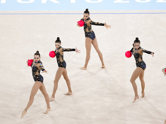 Токийская олимпиада. Сборная Украины по художественной гимнастике