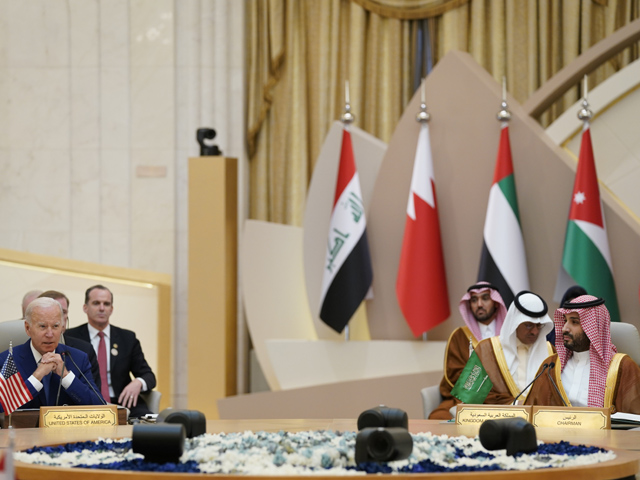 Байден, выступая на саммите глав арабских государств, не упомянул Израиль и "соглашения Авраама"