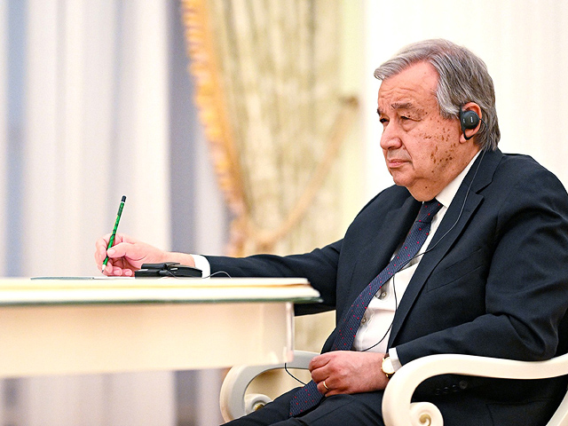 The UN Secretary General condemned the blow inflicted by the Russians on the seaport of Odessa