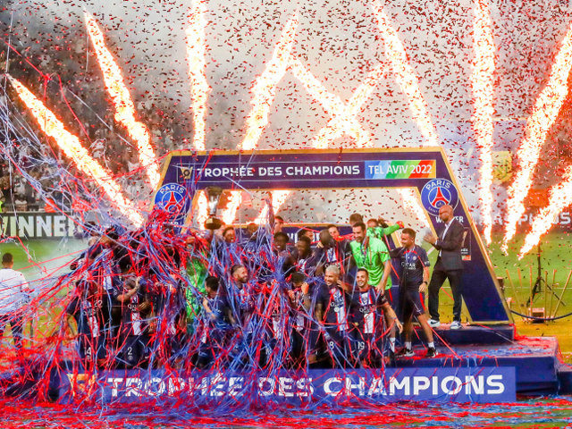 Матч за Суперкубок Франции в Тель-Авиве: победа ПСЖ с участием Месси,  Неймара и Рамоса. Фоторепортаж