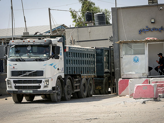 Работа грузового пограничного перехода "Керем Шалом" на границе Газы приостановлена по соображениям безопасности