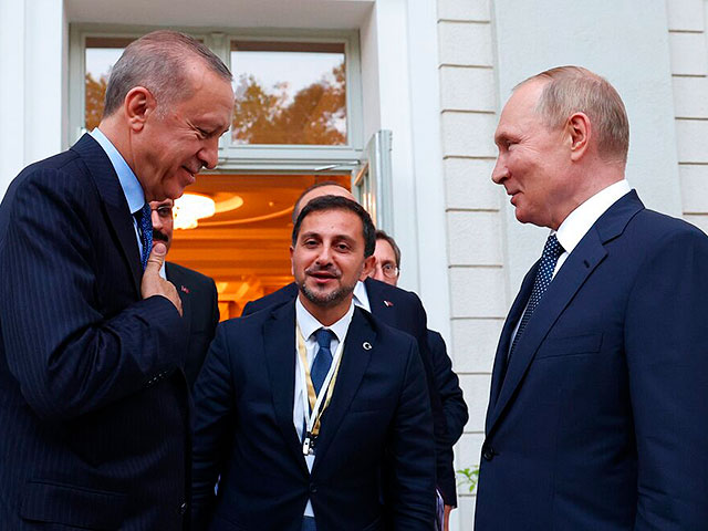 Vladimir Putin and Recep Tayyip Erdogan held talks in Sochi