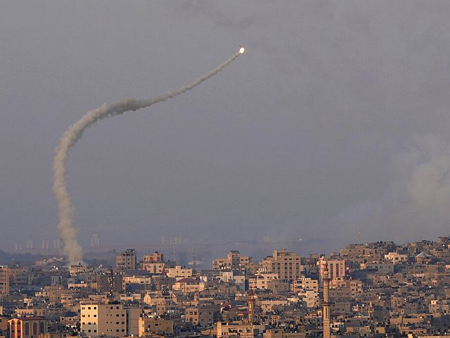 Запуск ракеты из Газы. Август 2022 года