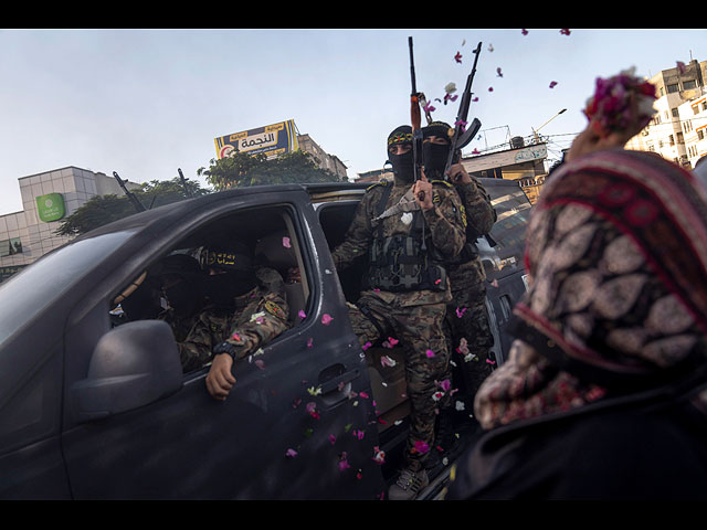 "Парад победы" боевиков "Исламского джихада" в Рафахе. Фоторепортаж