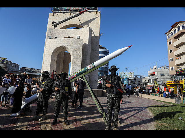 "Парад победы" боевиков "Исламского джихада" в Рафахе. Фоторепортаж