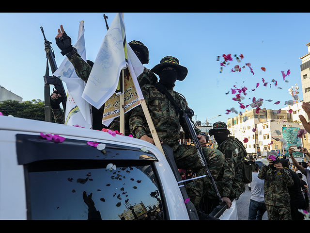 "Парад победы" боевиков "Исламского джихада" в Рафахе. Фоторепортаж