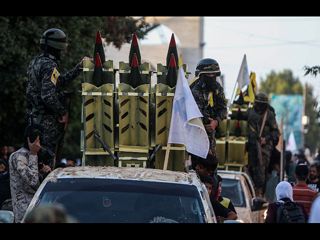 "Парад победы" боевиков "Исламского джихада" в Рафахе. Фоторепортаж