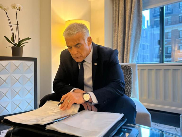 Lapid at the UN General Assembly: “Two states for two peoples is good for Israel”