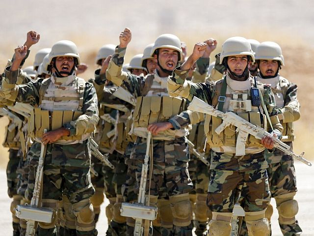 Сирийские военные на учениях