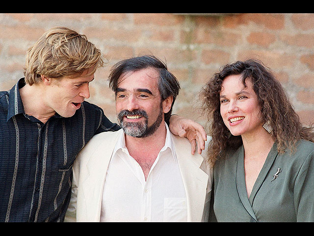 С Барбарой Херши (справа) и Уильямом Дефо, 1988 год