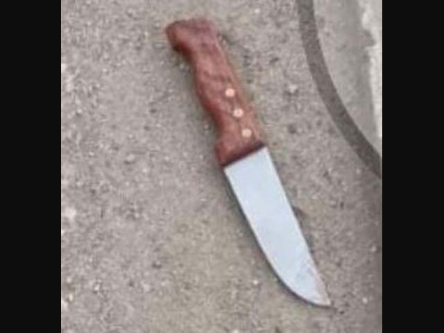 Нож, которым был вооружен террорист
