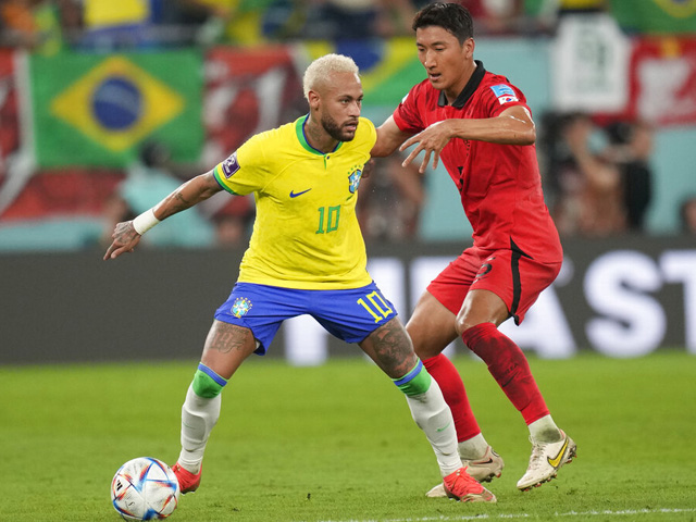 Бразильцы разгромили сборную Южной Кореи