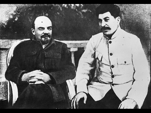 Владимир Ленин и Иосиф Сталин, Горки, 1922 год