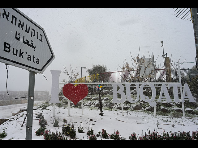 Зимняя буря "Барбара" в Израиле. Фоторепортаж