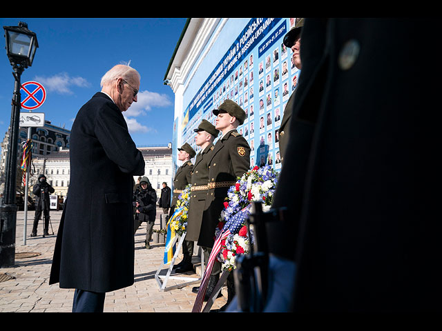 Президент США Джо Байден в Киеве накануне первой годовщины начала полномасштабной войны. Фоторепортаж