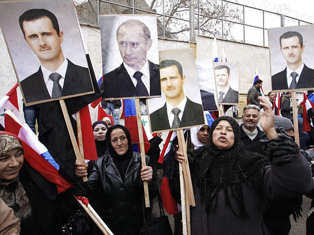 Около посольства России в Дамаске (архив)