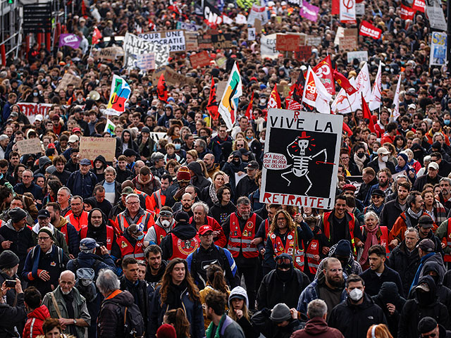 Всеобщая забастовка во Франции. 23 марта 2023 года