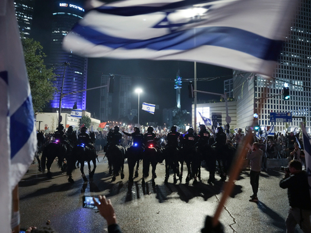 Тель-Авив 27 марта. Противники реформы