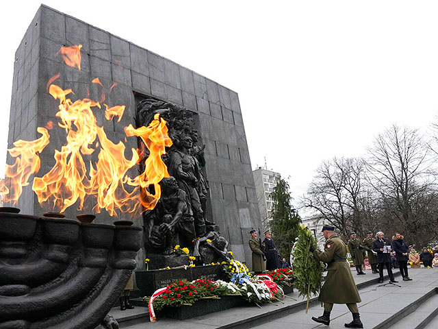 Мемориал в память о восстании в Варшавском гетто