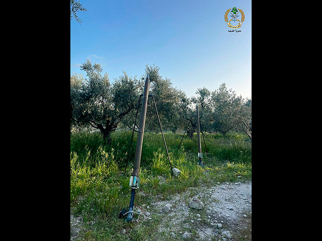 Обнаруженные ливанской армией ракеты, незапущенные по Израилю, недалеко от деревни Клайлэ (к юго-востоку от Тиры, юго-западный Ливан). 6 апреля 2023 года