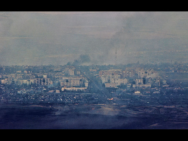Вид на Бахмут. 9 апреля 2023 года