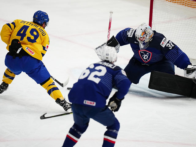 Чемпионат мира по хоккею. Латвийцы разгромили сборную Казахстана, шведы -Франции