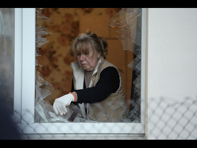 Киев под ударами российских ракет и иранских "шахедов". Фоторепортаж