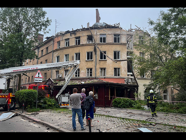 Последствия ракетного обстрела Львова. Фоторепортаж