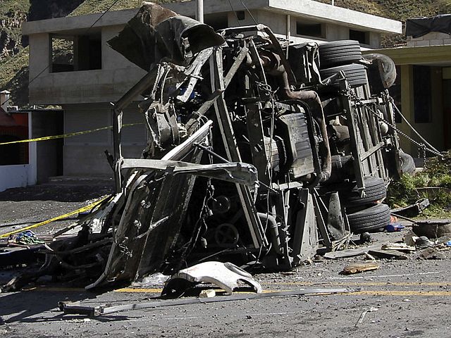 В Колумбии разбился автобус, не менее десяти погибших (иллюстрация, реальной фотографии нет)