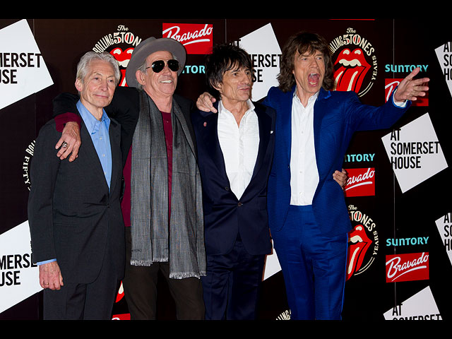 С другими участниками группы The Rolling Stones, 2012 год