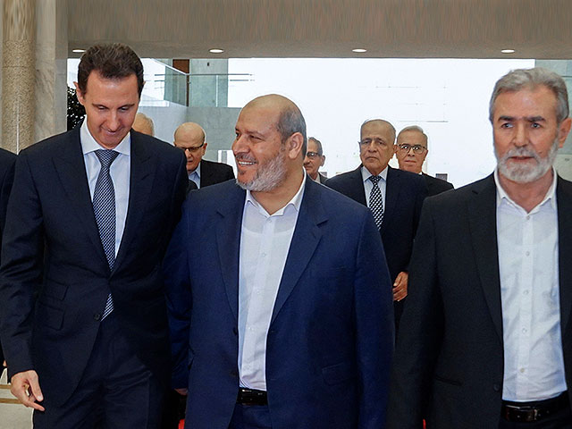 Башар Асад с руководством ХАМАСа, 19 октября 2022 года