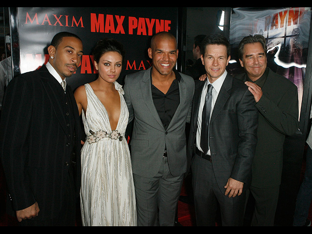 С актерами фильма «Макс Пейн», 2008 год