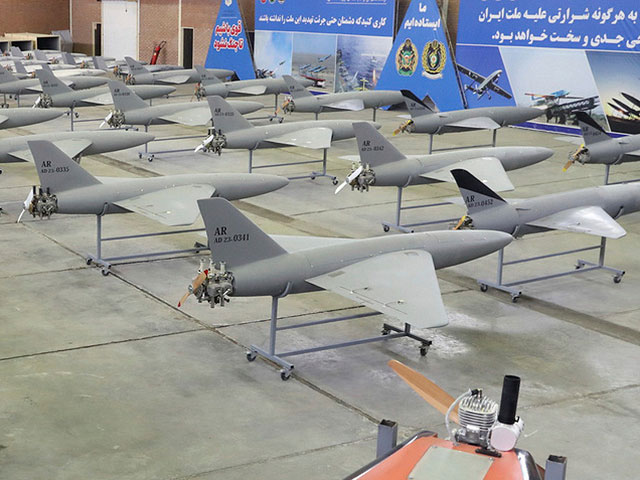 The US imposed sanctions against companies that helped Iran create kamikaze UAVs
