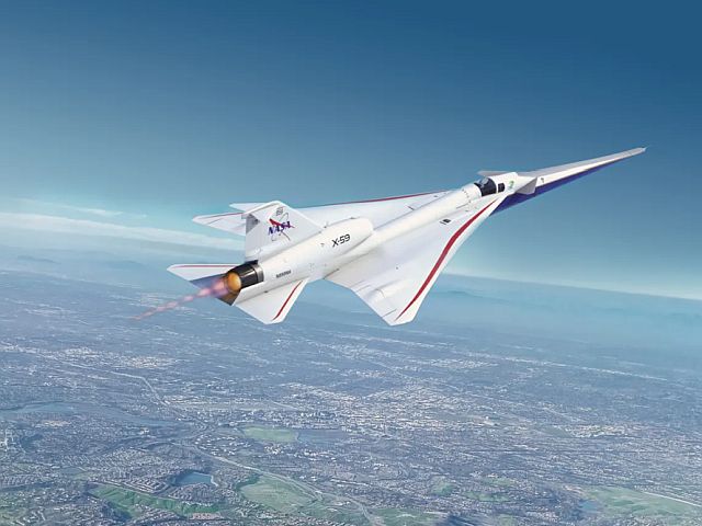 NASA и Lockheed Martin представили сверхзвуковой самолет X-59
