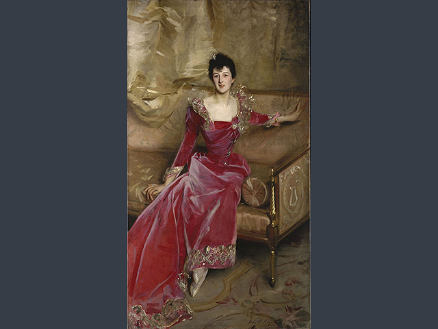 Mrs Hugh Hammersley, 1892. Oil paint on canvas; 205.7 x 115.6 cm