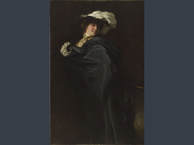 Portrait of Ena Wertheimer: A Vele Gonfie, 1904. Oil paint on canvas; 163 x 108 cm