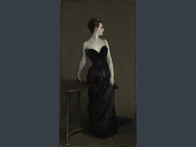 Madame X, 1883-84. Oil paint on canvas; 208.6 x 109.9 cm