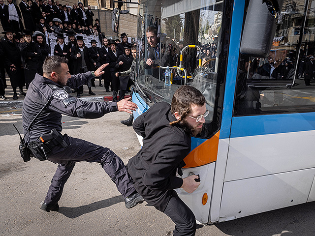 Протесты ультраортодоксов в Иерусалиме. Фоторепортаж