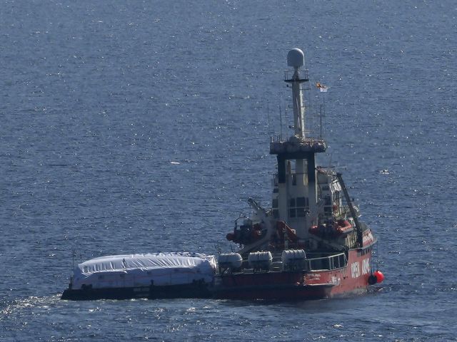 A Spanish vessel carrying supplies sets sail from Cyprus to Gaza